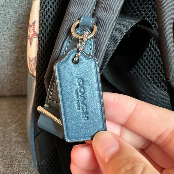 NWT! RARE! Coach Mini Charlie Backpack with Western Star Print F72775 - Picture 5 of 12